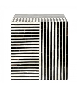 ILAHI's Bone Inlay <b>Drawer</b> Table Modern Design Agate Detailing Three-layer <b>Storage</b> Portable Home Furniture - Product Image 2