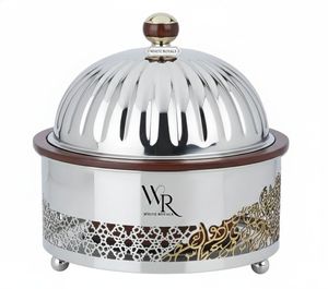 Chauffe-plat design pour la maison, l'hôtel et les cadeaux à prix de gros – Plat de service moderne en acier inoxydable pour casseroles et plats chauds - Product Image 6