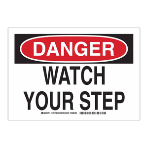 Panneau d'avertissement de danger de glissement intérieur/extérieur 7x10 pouces - Attention, gardez les pieds bien au chaud ! - Product Image 3