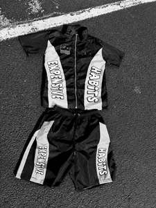 Men's Custom Windbreaker 3M Reflective Nylon Pullover Hoodie Track <b>Pants</b> Solid Joggers Sweatpants Reflective Sets Available - Product Image 6
