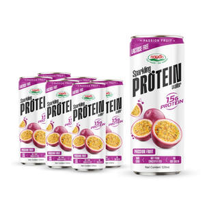 Échantillon Gratuit Boisson Protéinée Pétillante 330ml Soda Gazeux au Jus de Fruit de la Passion OEM Boisson Non Alcoolisée Sodas Eau Pétillante Vitamine - Product Image 1