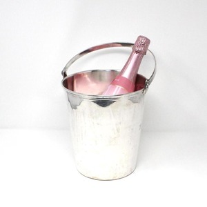 ถังน้ำแข็งสีเงินเรียบง่าย เหมาะสำหรับใช้ในคลับหรืองานเลี้ยง ช่วยรักษาความเย็นของเบียร์และเครื่องดื่ม ขายส่งจากอินเดีย - Product Image 1