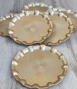 Bandeja de Servicio Multiusos de Latón Macizo con Asas de Agarre Fuerte para Uso en Hoteles y Servicios de Catering - Product Image 1