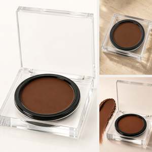 Paleta de Bronceador en Crema que se Convierte en Polvo - Iluminador Facial Mineral Pigmentado, Resistente al Agua y con Brillo - Product Image 1