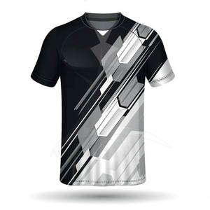เสื้อยืดพรีเมียมแบบซับลิเมชั่น พิมพ์โลโก้ตามสั่ง เสื้อผู้ชายลำลอง แขนสั้น ระบายอากาศได้ดี น้ำหนักเบา เหมาะสำหรับเล่นกีฬา คุณภาพสูง แฟชั่น - Product Image 2