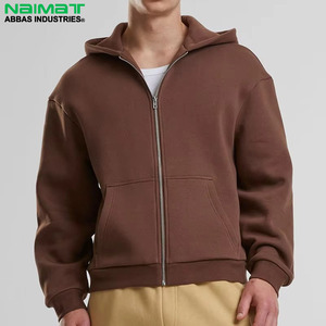 Performance Training Winter Full <b>Zip</b> <b>up</b> Hoodie <b>Men</b> 100% Cotton Breathable Airflow Design Flexible Activewear <b>Top</b> - Product Image 1