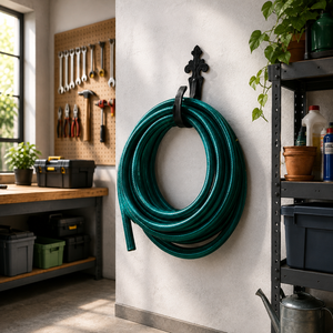 Tuyau d'arrosage flexible en PVC avec renfort en fil de polyester, diamètre 12,5 mm/16 mm, pression 7 bars, compatible avec dévidoir de jardin - Product Image 1