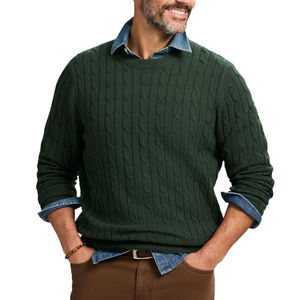 Nouveaux arrivages : pulls pour hommes en coton et laine, pulls légers pour hommes, pulls basiques en mélange de coton - Product Image 5