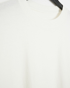 Camiseta blanca de algodón extragrande para hombre, de manga corta, cuello redondo, informal, lisa, de alta calidad, para uso casual. - Product Image 5