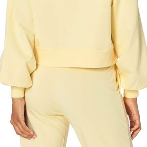 Sweat-shirt à capuche court tendance pour femme de haute qualité avec logo personnalisé pour créer votre propre marque - Product Image 4