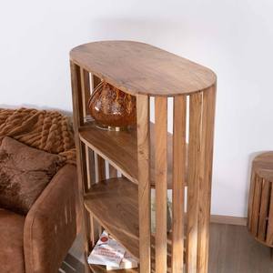 Librería de diseño de 4 niveles Vandana Royal Origin en madera maciza de acacia Latura - Product Image 6