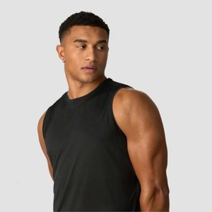 Bodybuilding Stringer Tank Top <b>Men</b> Mesh Gym Sleeveless T-shirt <b>Men</b> Fitness Vest <b>Singlets</b> Sportswear Workout Tanktop - Product Image 2