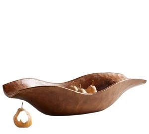 Bol le plus sinueux pour les fruits et légumes Bol en bois de mangue d'occasion et de mariage pour hôtel de luxe - Product Image 1