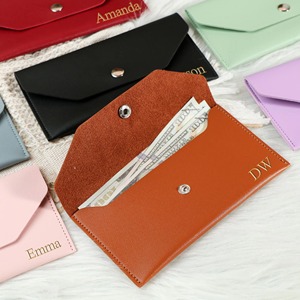 Nostalgic Look Luxury Genuine Leather <b>Wallet</b> Portable Long <b>Envelope</b> <b>Cash</b> Envelop Water Resistant Handmade Elegant Coin Purse - Product Image 4