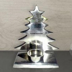 Latest Design Silver Finished Luxury Unique Handmade Blank Sublimation <b>Christmas</b> <b>Tea</b> <b>Light</b> Candle Holder for Home Decorations - Product Image 6