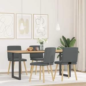 Ensemble de 4 chaises de salle à manger gris foncé - Product Image 2