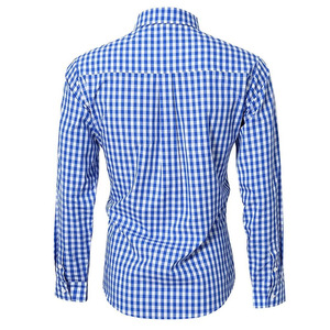 Camisas Tradicionales Bávaras de Alta Calidad para Hombre, 100% Algodón, 220 Gramos, Lisas, de Secado Rápido y Corte Regular - Product Image 2