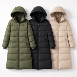 Veste longue matelassée sur mesure pour femmes - Fournisseur direct d'usine, designs OEM disponibles - Product Image 5