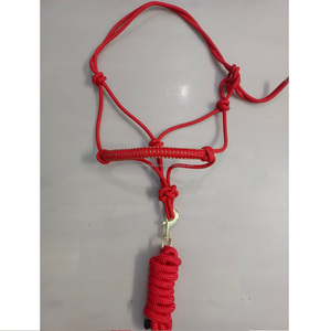 Fancy Stitch Horse PP Rope Halter En Precio al por mayor Cómodo Nylon Ridding Horse Halter con diseño personalizado - Product Image 5