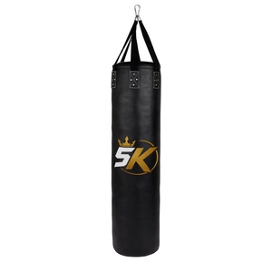 Sac de frappe professionnel suspendu en cuir PU, sac de sable de boxe robuste pour Muay Thai, Kickboxing, entraînement à domicile - Product Image 2