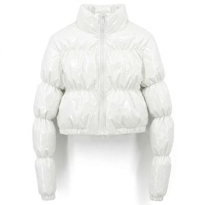 Luxury Spring Puffer <b>Jacket</b> Oversized 2-Color Shiny <b>Plus</b> <b>Size</b> <b>Waterproof</b> Breathable Windproof Customized Color Casual - Product Image 1