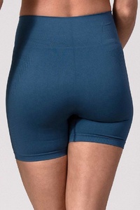 Pantalones Cortos de Ciclismo para Mujer al por Mayor, de Verano, para Gimnasio, de Cintura Alta, Ajustados, Transpirables, Ecológicos, Antiarrugas, de Secado Rápido, Poliéster/Nylon - Product Image 2