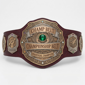 Ceintures de championnat personnalisées OEM ODM – Qualité supérieure, prix usine, durables, finition personnalisée – Fournisseur d'enseignes de récompense haut de gamme - Product Image 1