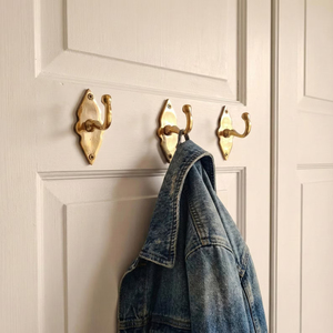 Hallway And Guest Room Wall Decoration Garment Shop Use Hook Wall Hook Simple Design Gold Plated Metal Wall Hook Farmhouse - Product Image 1