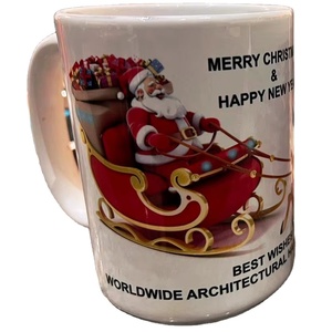 แก้วกาแฟเซรามิคราคาส่ง พร้อมโลโก้สั่งทำ แก้วสไตล์อเมริกันมีหูจับ ความจุ 200 มล. สำหรับของขวัญส่งเสริมการขาย - Product Image 1