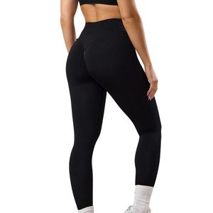 Leggings Deportivos Negros de Cintura Alta para Mujer, Pantalones de Yoga Elásticos y de Soporte para Entrenamiento, Ropa Deportiva para Uso Diario - Product Image 6