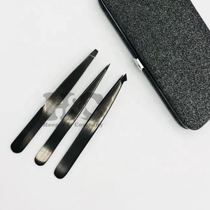 ชุดแหนบถอนคิ้วสีดำใหม่พร้อมส่งชุดแหนบคิ้วสแตนเลสฟรีโลโก้อย่างยั่งยืน - Product Image 5