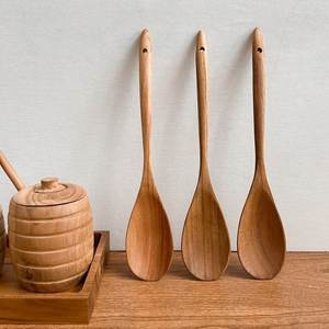 Bamboo Wooden <b>Kitchen</b> Spoon Natural Cooking Utensil Eco Friendly Design Durable Stirring Tool Daily <b>Kitchen</b> Use - Product Image 3