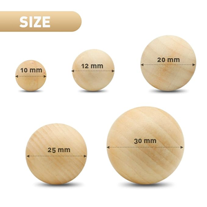 New Handmade Round <b>Wooden</b> Beads for Jewelry Making <b>Custom</b> Size Design <b>Wooden</b> Wall <b>Signs</b> - Product Image 2