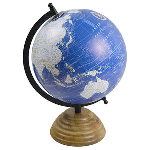 Globo Terráqueo de Diseño Elegante y Calidad Superior con Base Metálica, Globo Terráqueo Giratorio para Decoración y Educación, para Decoración del Hogar - Product Image 3