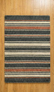 Custom Size Anti-Slip Natural Woolen Area Rug Modern Abstract Design for Hotel Home Decor Flooring Rugs - Product Image 4
