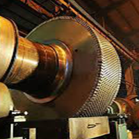 Rouleau forgé pour rouleaux de broyage haute pression avec dureté 55 HRC et usinage de précision certifié ISO, marque SYM