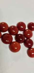 ปะการังแดงธรรมชาติอิตาลี ทรงกลมขนาด 9 มม. คุณภาพดี สำหรับทำเครื่องประดับ - Product Image 2