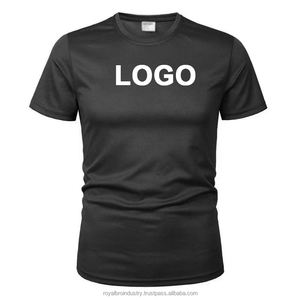 Top marque vêtements tactique hommes t-shirt col rond solide chemise à manches courtes respirant séchage rapide t-shirts décontractés - Product Image 2