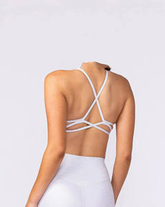 Sujetador deportivo de alto impacto personalizado al por mayor para mujer con bolsillo, top corto de yoga y gimnasio, sujetador de entrenamiento con soporte para correr - Product Image 5