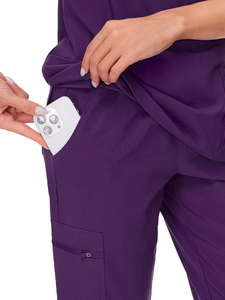 Wholesale Comfortable Breathable Comfortable Womens Scrub <b>Sets</b> Medical Scrub for Nurse Short Sleeve Hospital Uniforms - Product Image 5