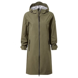 Veste bomber softshell imperméable et coupe-vent pour femme, à capuche, séchage rapide, fermeture éclair intégrale, en polyester/nylon tissé, imperméable pour l'extérieur - Product Image 1