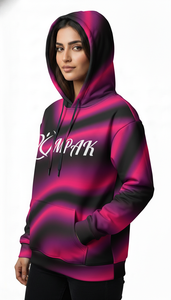 Sweat à capuche unisexe oversize moderne et décontracté pour l'hiver, avec broderie et impression, éco-responsable, pour le streetwear et la mode urbaine - Product Image 4