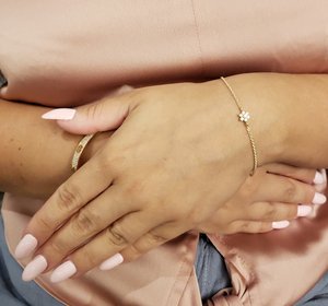 14KT Gold Plated IGI Certified <b>Diamond</b> <b>Ring</b> for Women | Luxury Cluster <b>Diamond</b> Design | Elegant Graduation Jewelry - Product Image 6