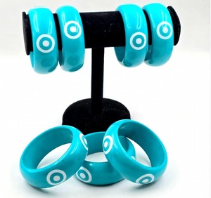 Creative Design Premium Resin <b>Bangle</b> <b>Set</b> Environmental Friendly Classic Jewelry <b>Bangles</b> By Crafted Treasures For Women's Gift - Product Image 1