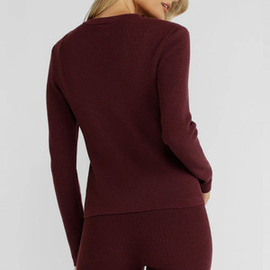 Camiseta Deportiva Ligera de Manga Larga para Mujer, Ajustada al Cuerpo, con Diseño Sólido y Absorción de Humedad, Ideal para Yoga - Product Image 2