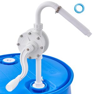 Pompa a Manovella per Fusti, Flusso 6.5 GPM, Compatibile con Fusti da 5-55 Galloni, Assemblaggio Tubo di Aspirazione a 3 Sezioni, Bassa Pressione - Product Image 1