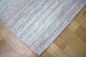 Tapis tibétain moderne en laine/coton tissé à la main, directement de l'usine |   Tapis floral multi-tones de qualité supérieure, respectueux de l'environnement, adapté aux animaux domestiques, en latex - Product Image 5