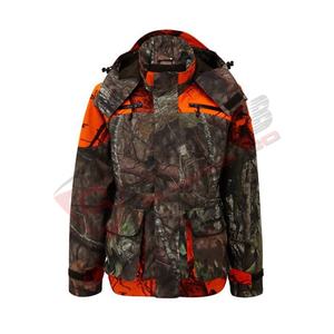 Invierno-Prendas de abrigo cálidas al aire libre Transpirable Senderismo-Escalada de montaña-Patchwork Fleece Chaquetas de algodón/poliéster para hombres que trabajan - Product Image 6