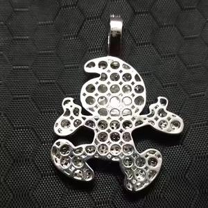 Collar de Moda con Colgante Chapado en Oro y Diamante Moissanita, Estilo Hip-Hop para Hombre, Regalo Elegante para Él, desde India - Product Image 3