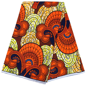 Tela Africana de Alta Calidad con Estampado de Cera Dakar y Ankara 100% Algodón, Perfecta para Diseños de Moda Tradicional y Moderna - Product Image 4